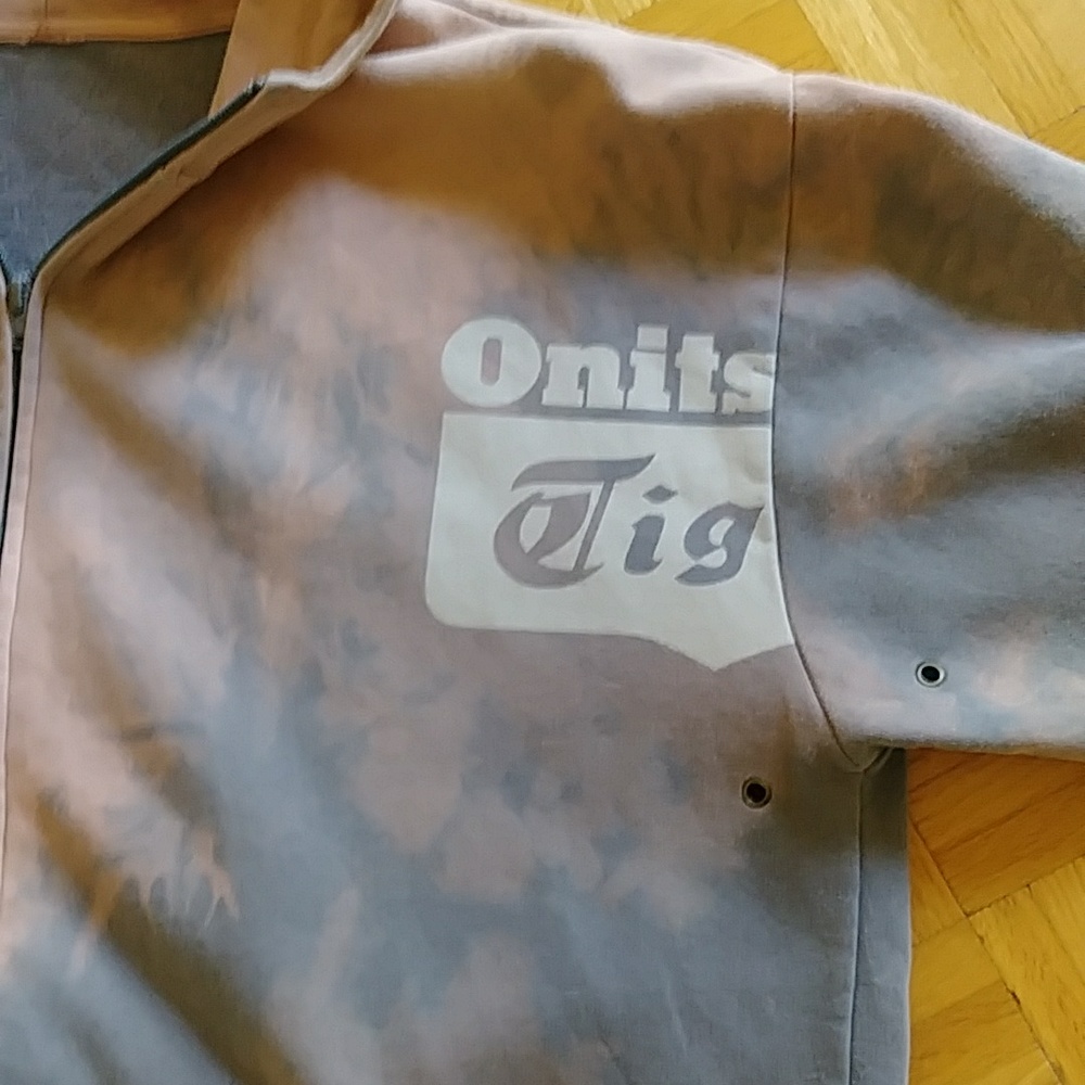 Onitsuka Tiger Vintage tiedye zip up hoodie jacket sweater unisex - Picture 4 of 12